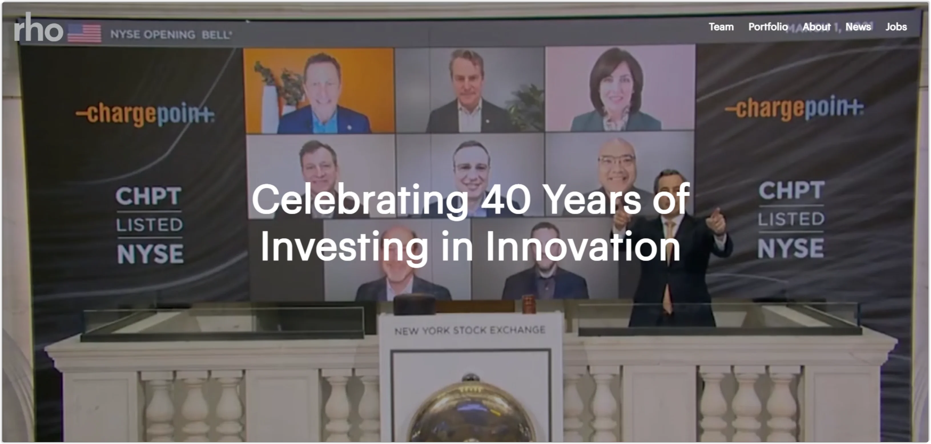 Rho Landing Page Banner